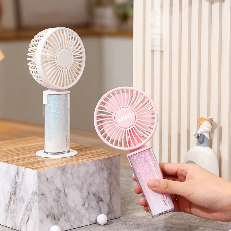 Damen Tragbarer Handventilator mit flexibler Aufladung Brehn