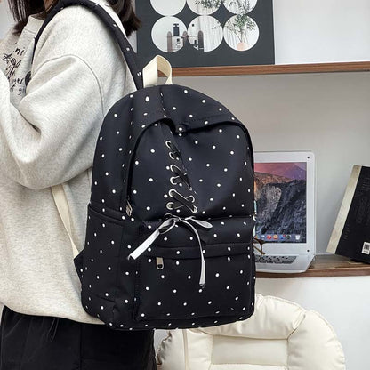 Verspielter Punkte Casual Rucksack Brehn