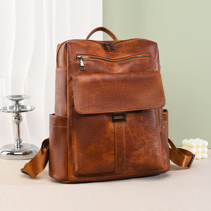Vintage Leder Rucksack Brehn