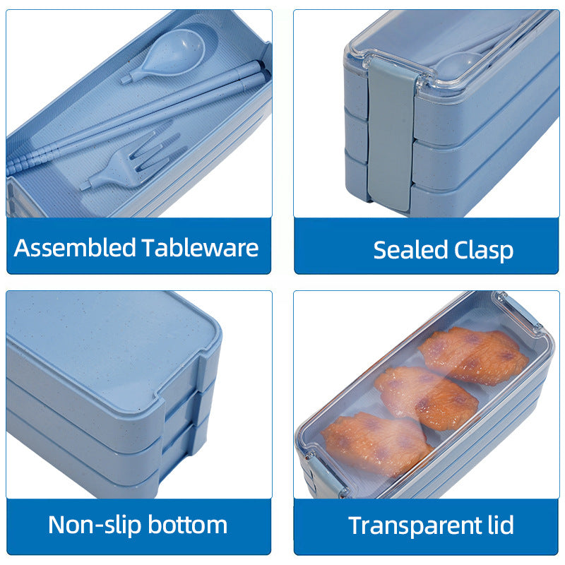 Multi-Compartment Bento Lunchbox