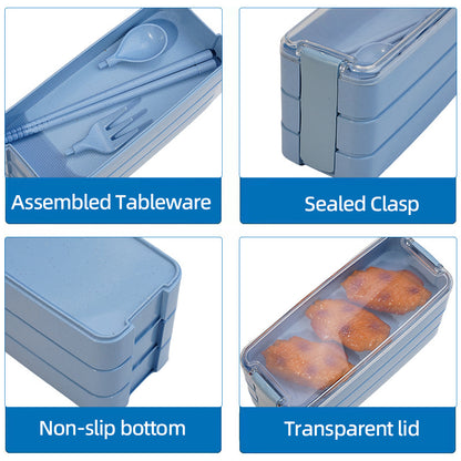 Multi-Compartment Bento Lunchbox