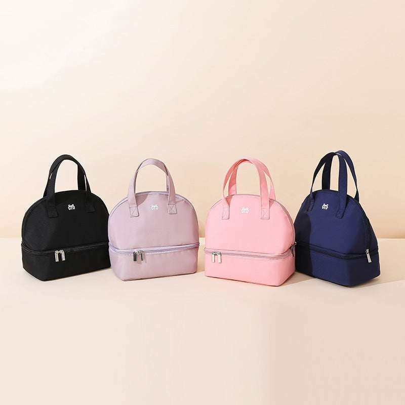 Damen isolierte Kühltasche mit praktischem doppelt zip-Design Brehn