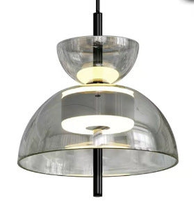 Moderne Glaskuppel Pendelleuchte