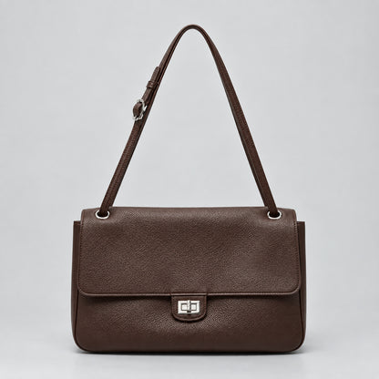 Elegante Leder Schulterhandtasche