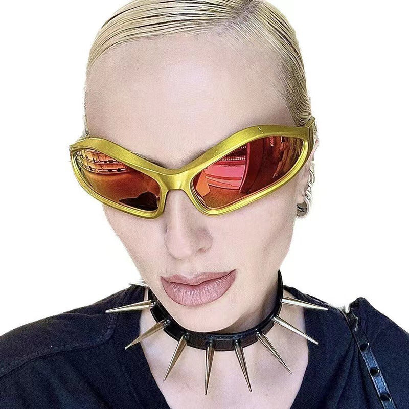 Damen Sportliche Sonnenbrille mit aerodynamischem Design Brehn