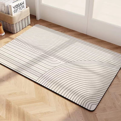 Moderner geometrischer Musterbereichsteppich