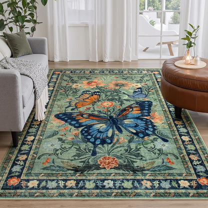 Dekorativer floraler Teppich