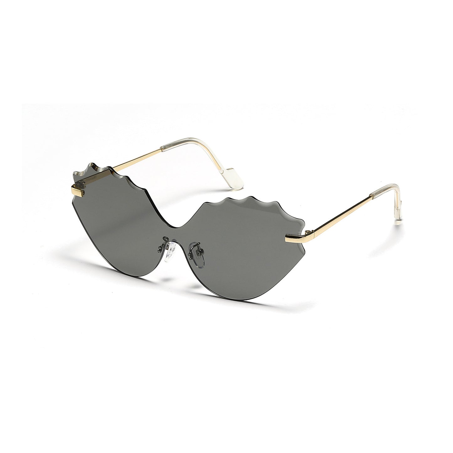 Damen Sonnenbrille mit einzigartigem Wellen-Design Brehn
