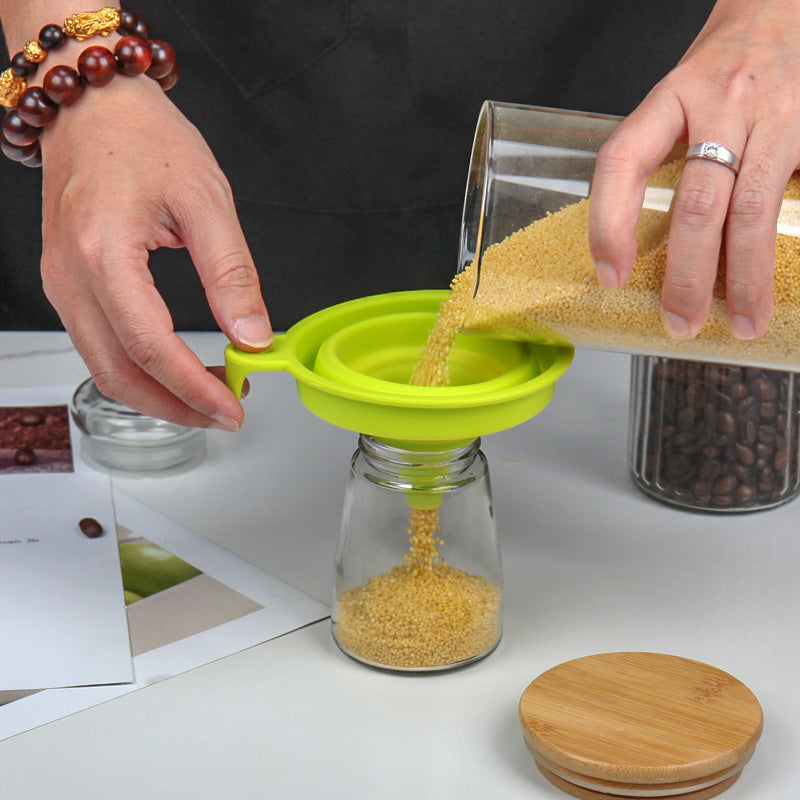 Faltbarer Silikon-Trichter mit Innovativem Design Brehn