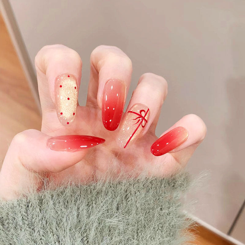 Künstlerisches Ombre Glitter Nagelkunst Set Brehn