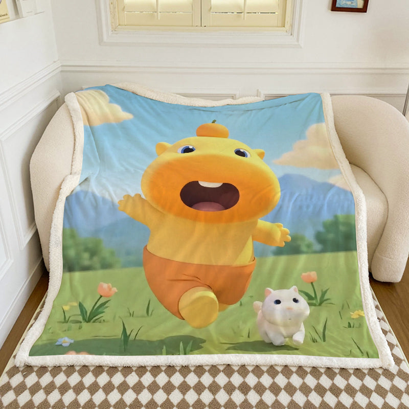 Kinder gemütliche Plüschdecke Brehn