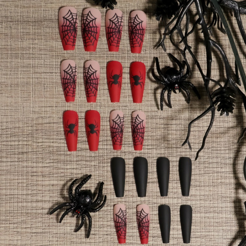 Halloween-Themen Press-On Nagelkunst Brehn