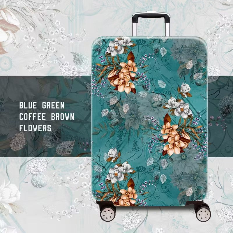 Damen Hartschalenreisekoffer mit floralen Akzenten Brehn