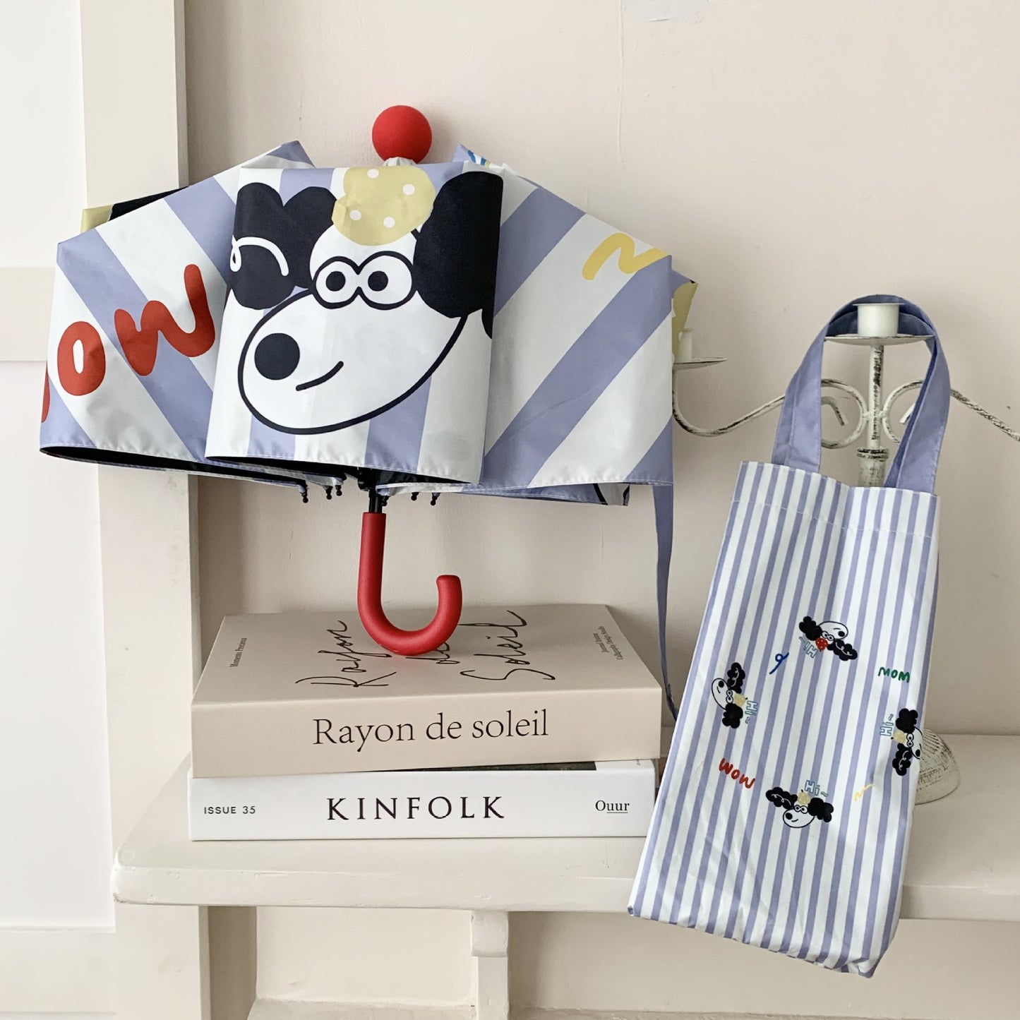 Damen kreativer Faltregenschirm mit verspieltem Tierdesign Brehn