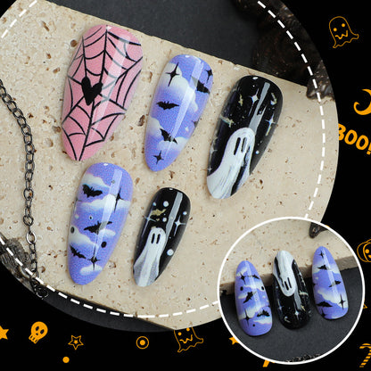 Halloween-Themen Nagelkunst Brehn