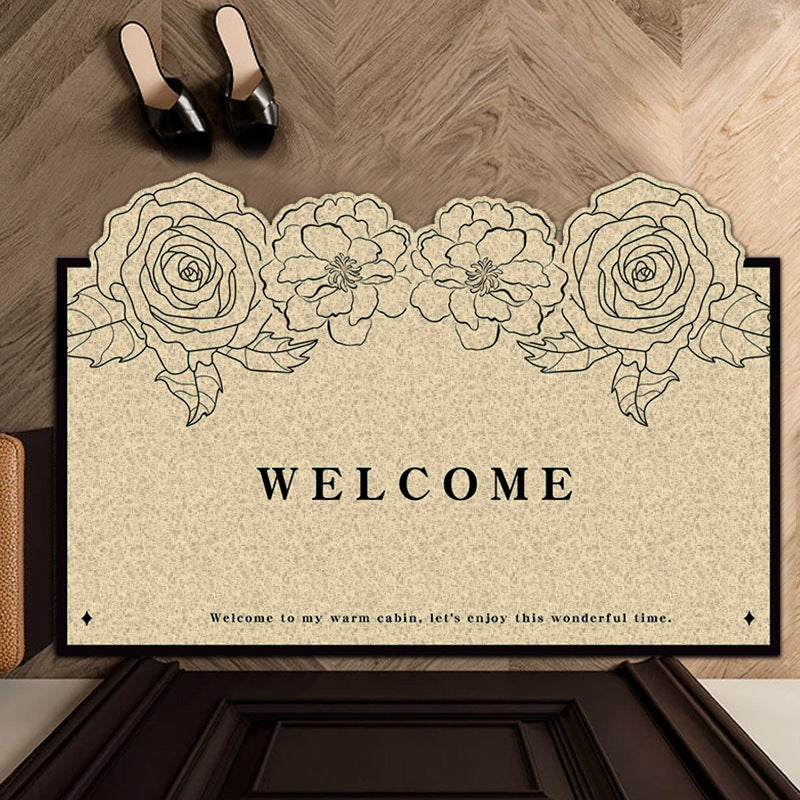 Elegante Blum welcome mat Brehn