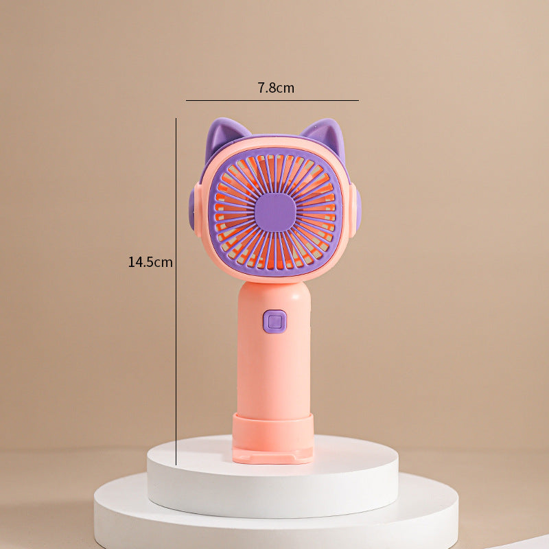 Frauen Tragbarer Handventilator im Katzen-Design Brehn