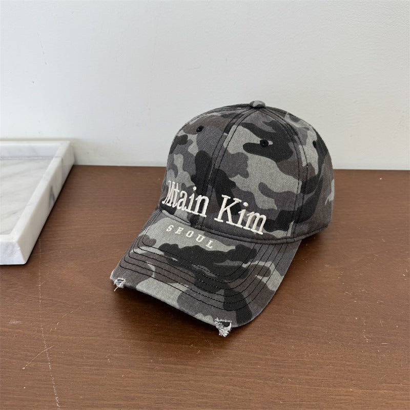 Herren Freizeit Camo Print Baseballmütze Brehn
