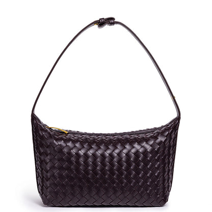 Geflochtene Vegane Leder Schultertasche Brehn