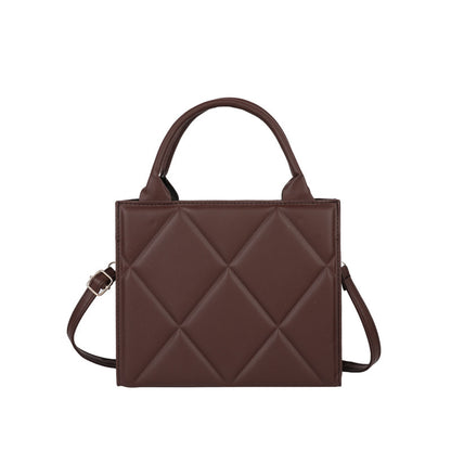 Gestepptes Leder Schulterhandtasche Brehn