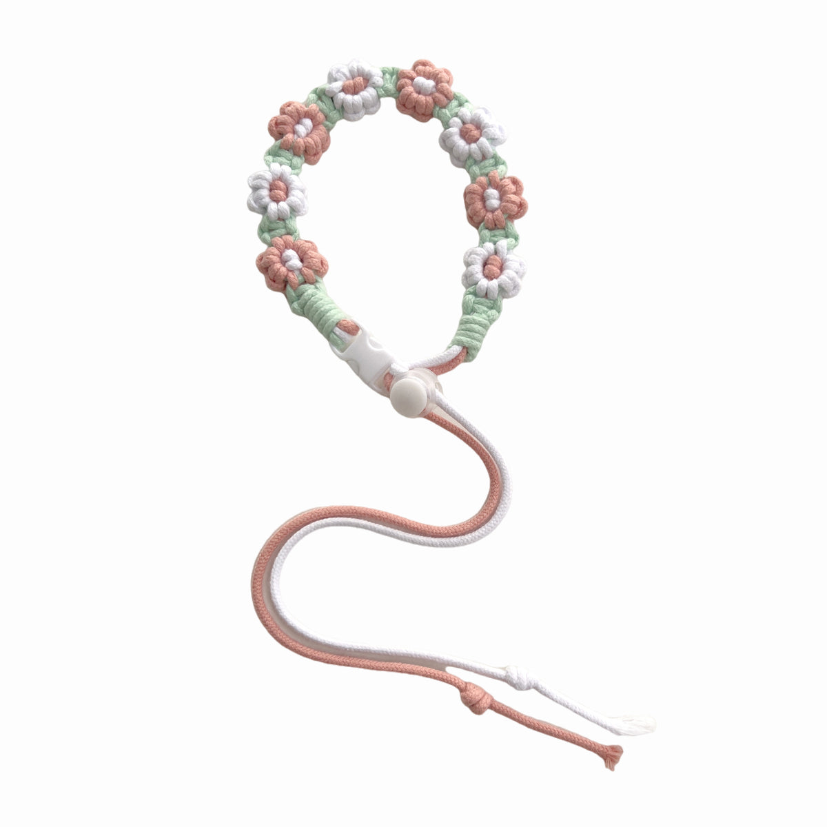 Dekorativer Blumen Makramee Brillenhalter Brehn