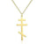 Religiöses Symbol Anhänger Halskette Brehn