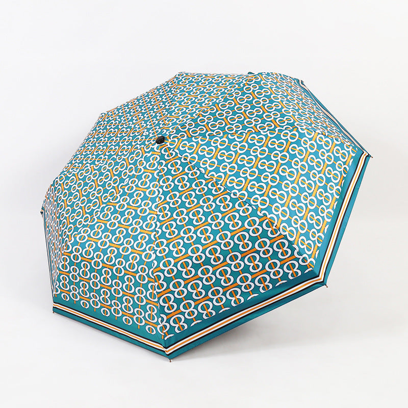 Damen eleganter Regenschirm mit exklusivem Muster Brehn