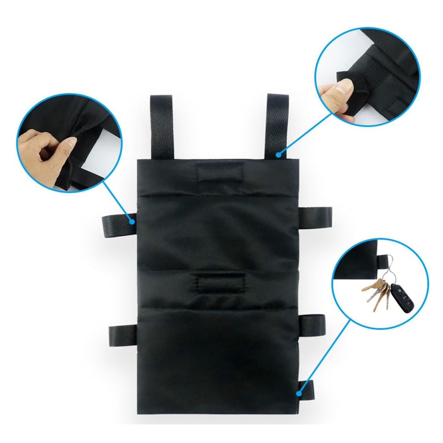 Praktische Wandtasche mit Mehreren Fächern Brehn