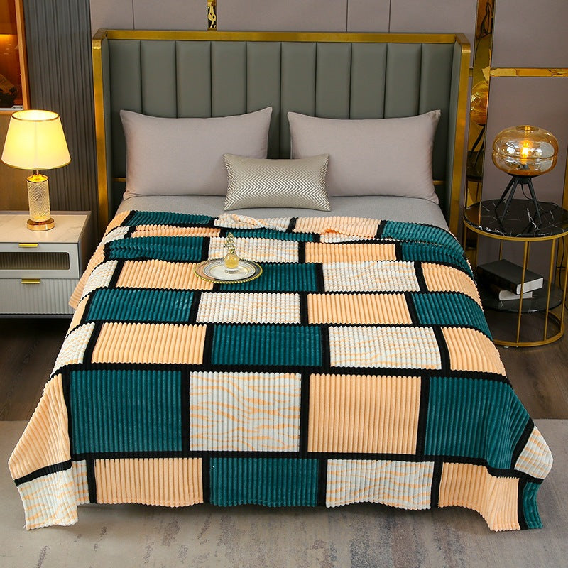 Dekoratieve Fleece-Wurfdecke