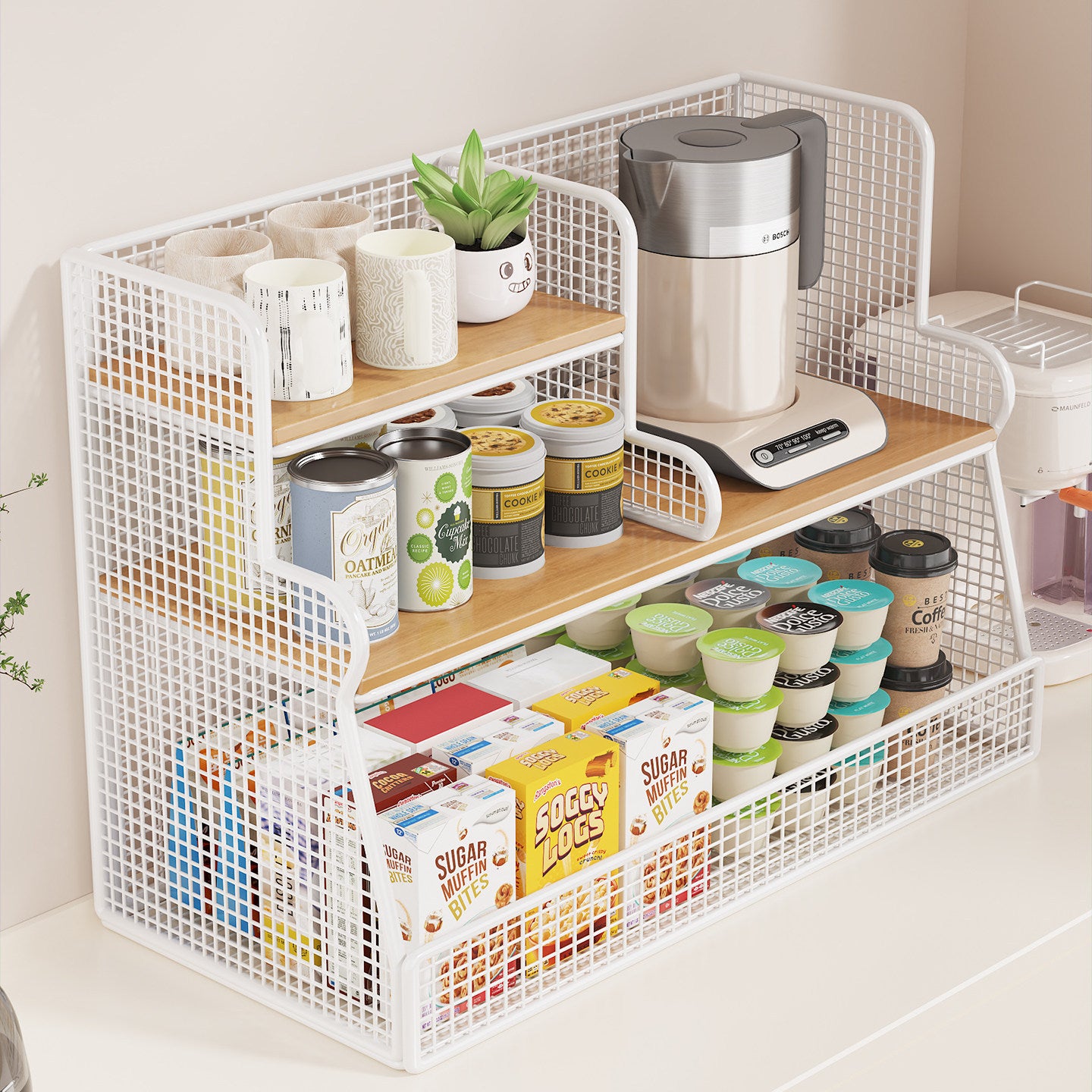 Multi-Ebenen-Küchenregal-Organizer Brehn