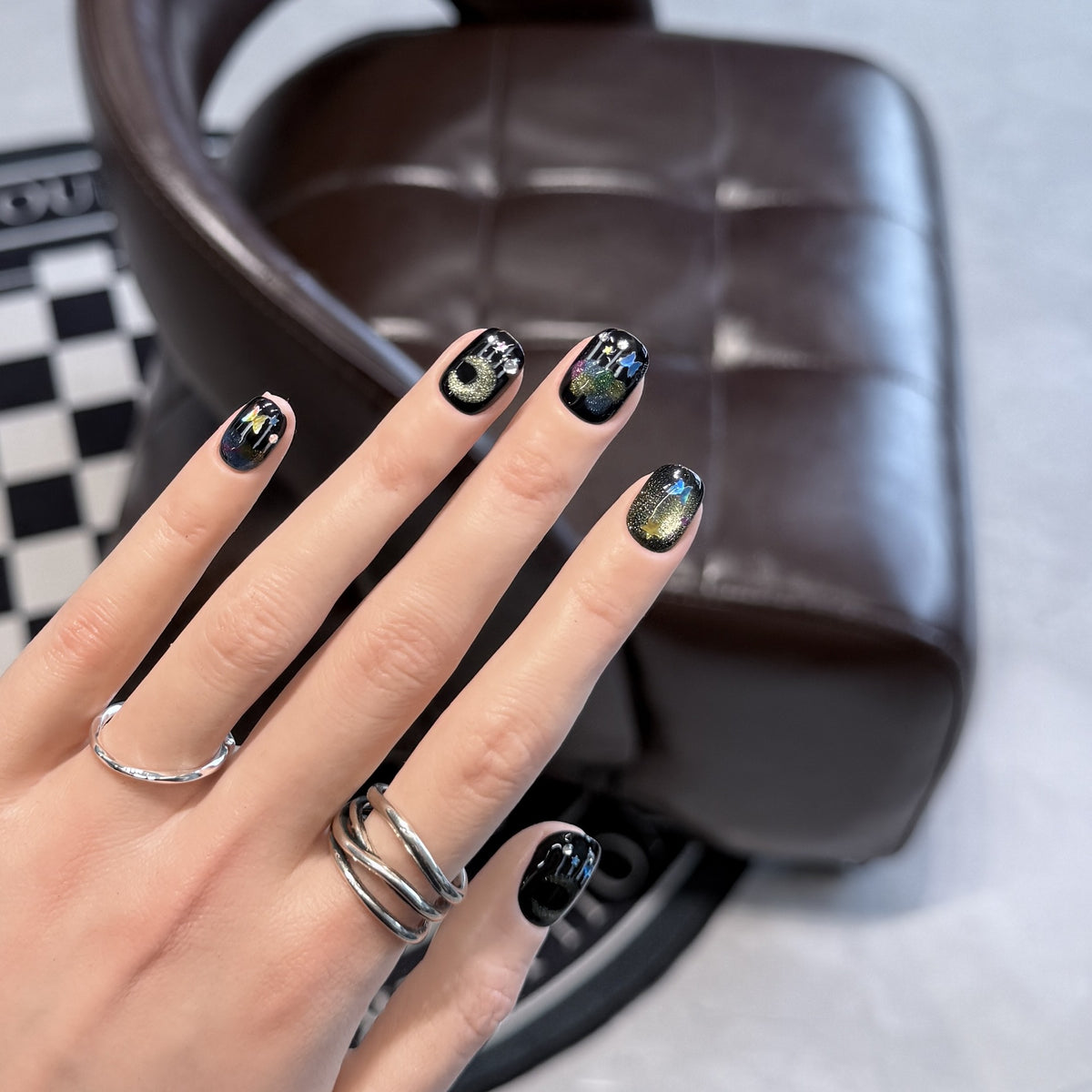 Galaxy-Themen Nagelkunst Set Brehn