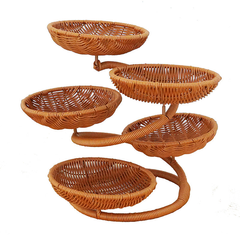 Multi-Ebenen Rattan Lagerung Brehn