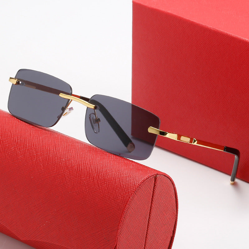 Damen schicke Sonnenbrille mit elegantem Metallrahmen und polarisierenden Gläsern Brehn