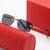 Damen schicke Sonnenbrille mit elegantem Metallrahmen und polarisierenden Gläsern Brehn