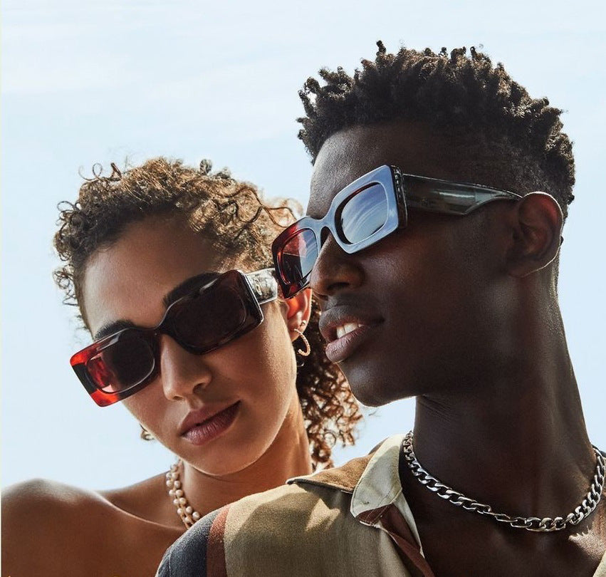 Damen Fashion-Sonnenbrille im modernen Quadrat-Design Brehn
