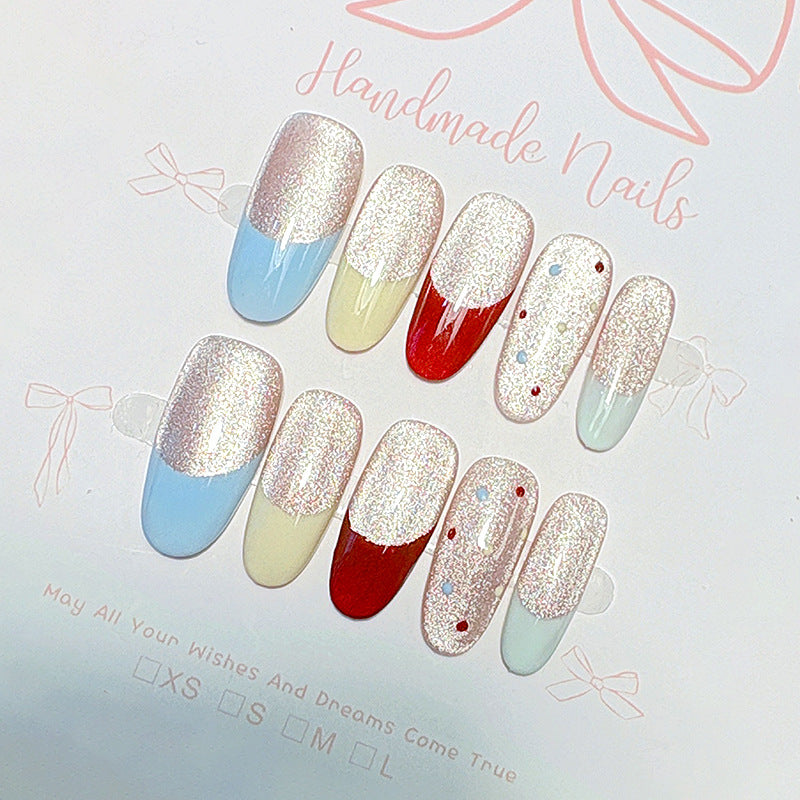 Dekoratives Press-On Nagelset Brehn