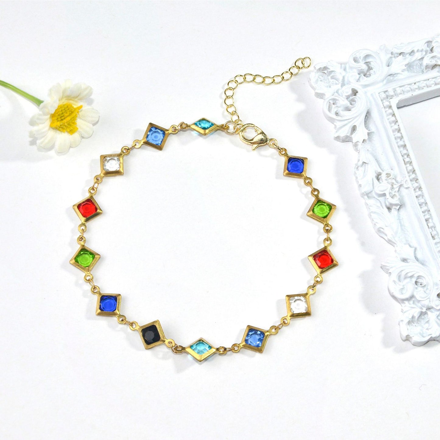 Buntes Edelstein-Kettenarmband Brehn 1788164354