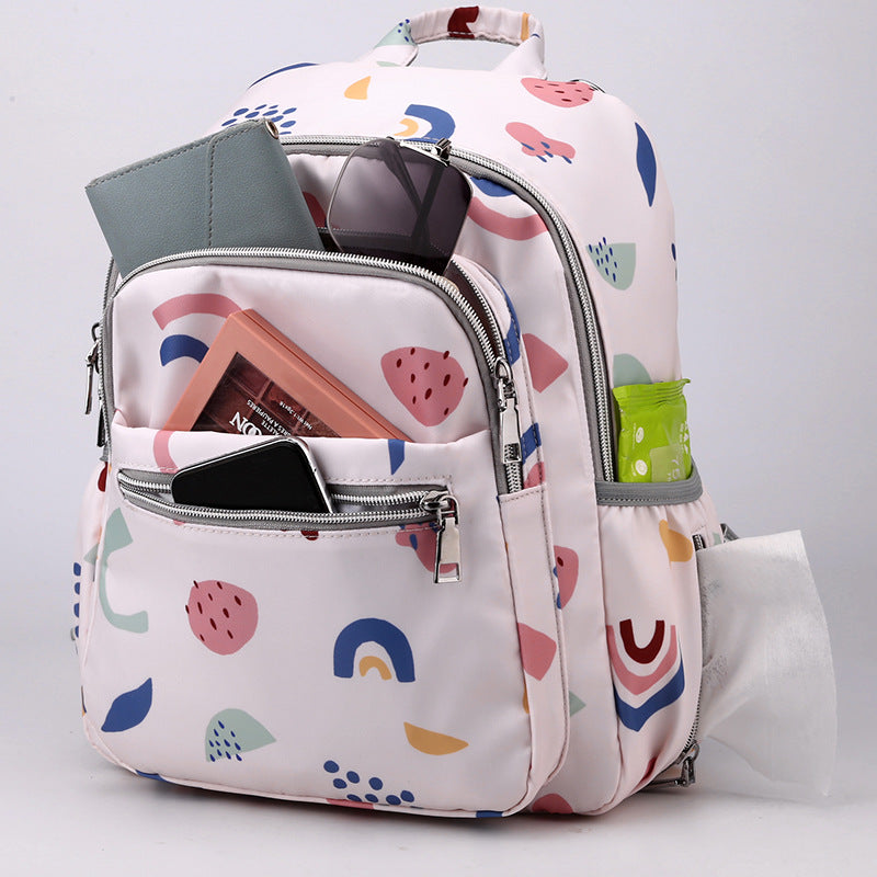 Verspielt gemusterter Rucksack Brehn