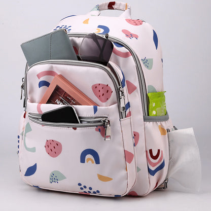 Verspielt gemusterter Rucksack Brehn