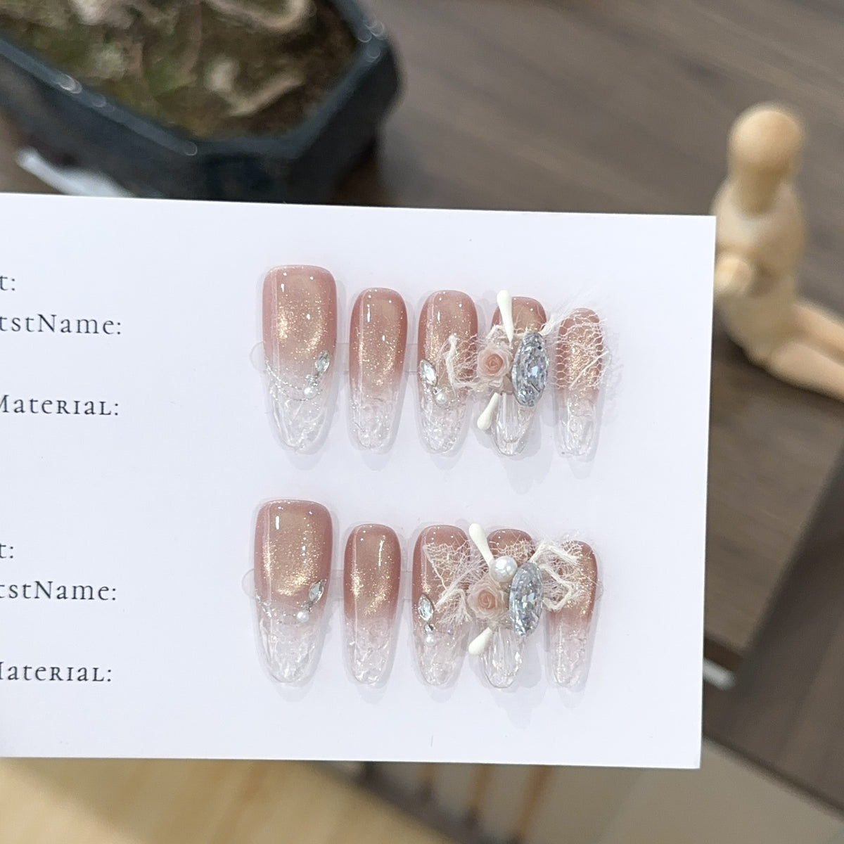Dekoratives Press-On-Nail-Art-Set 1790730501