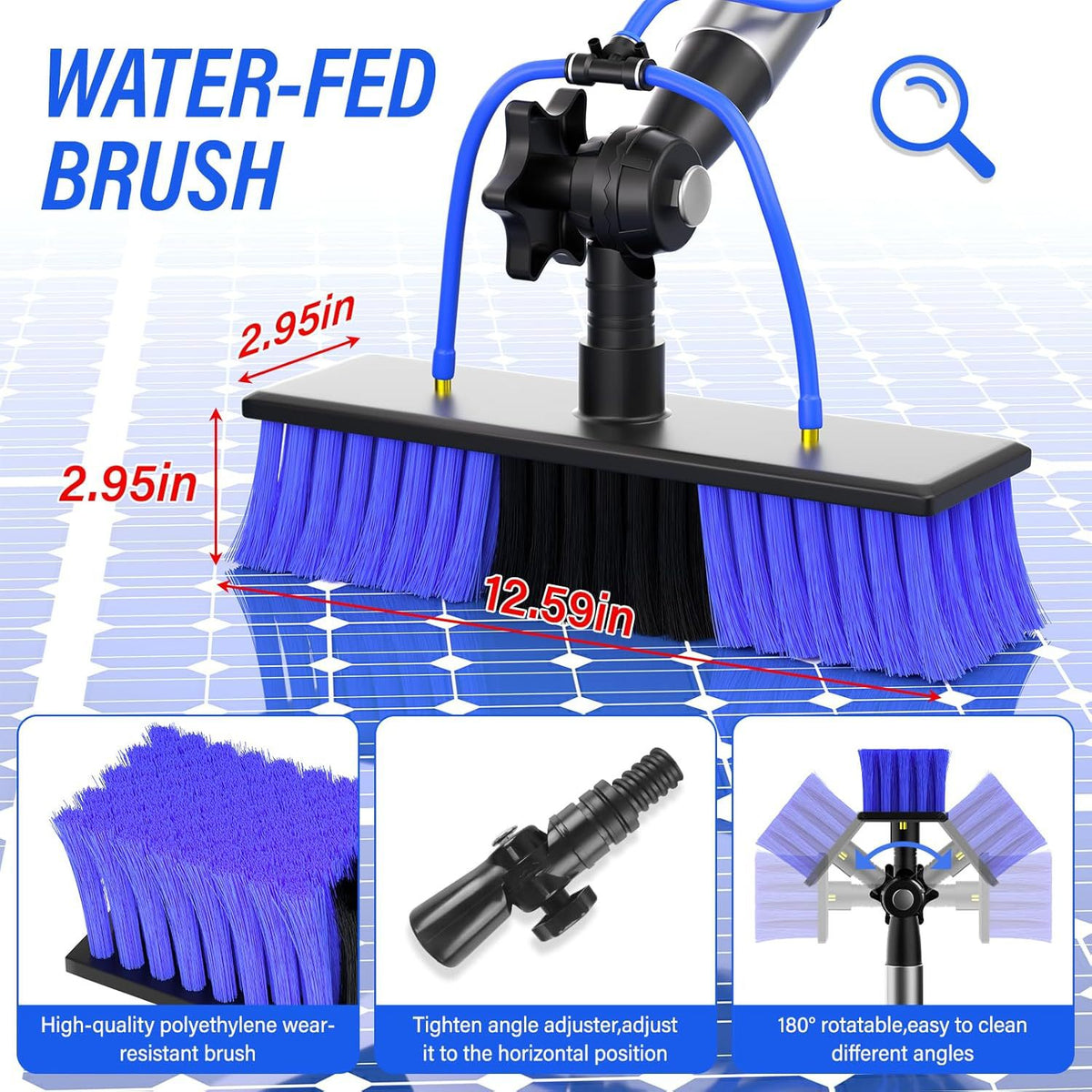 Hochleistungsverstellbare Wasserreinigungsbürste Brehn