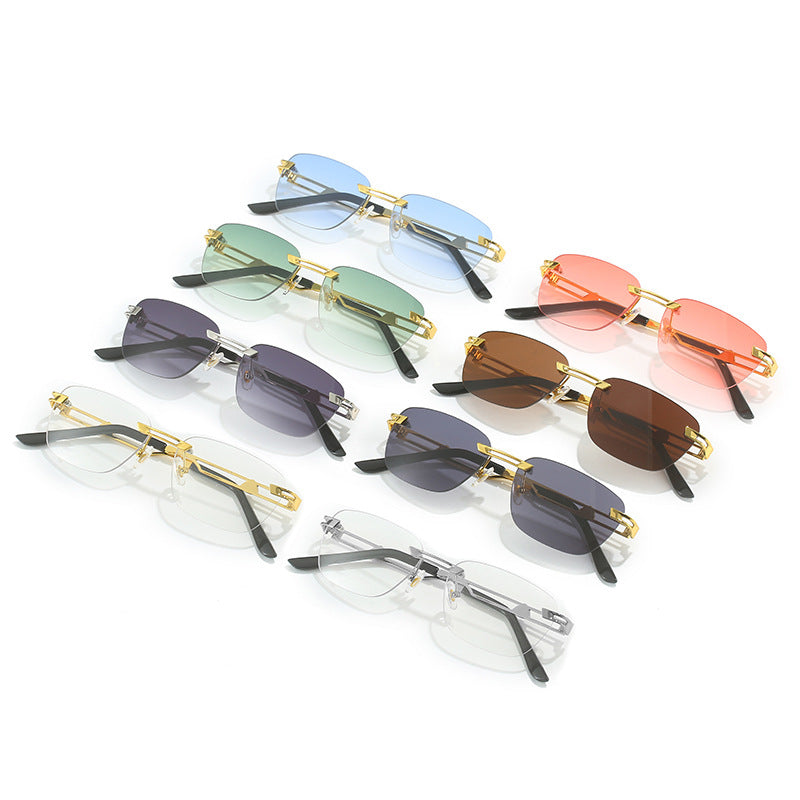 Damen Designer Sonnenbrille mit elegantem Metallrahmen Brehn