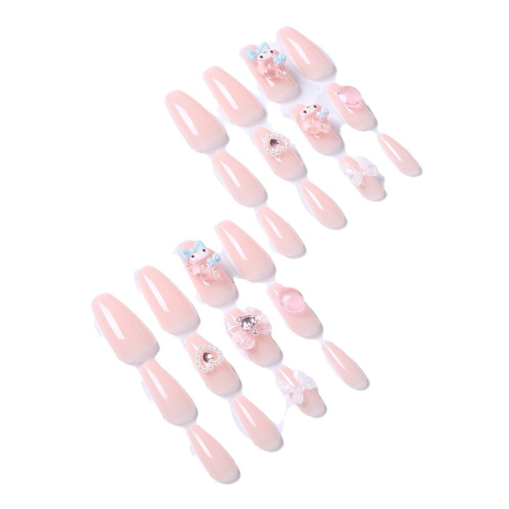 Dekoratives thematisches Press-On-Nagelset Brehn