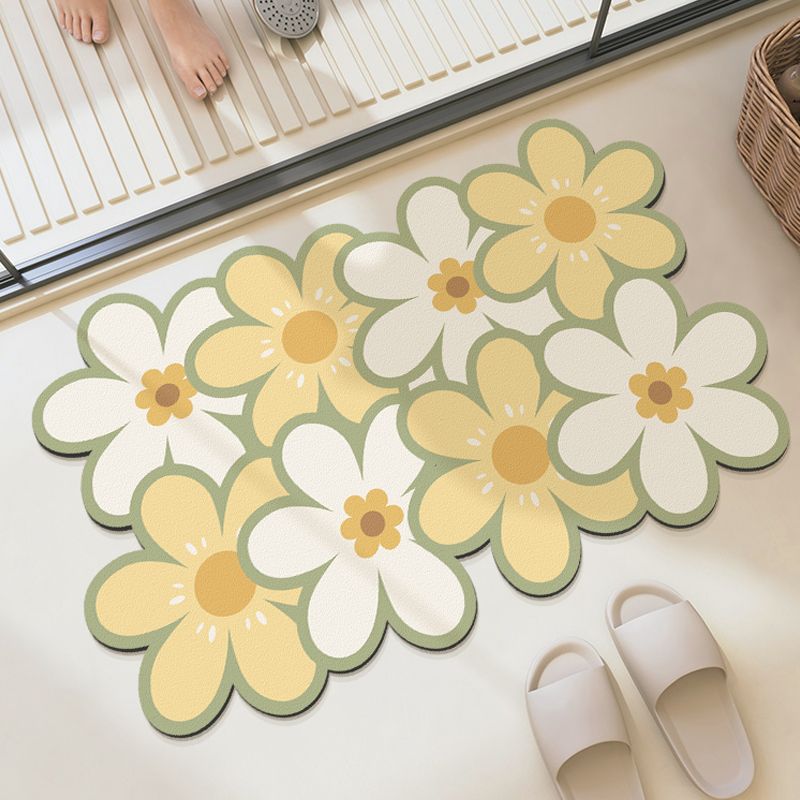 Dekorativer Floral Fußmatte