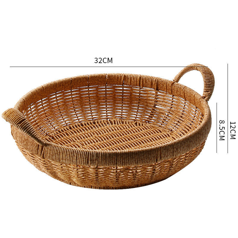 Handgefertigter Rattan Aufbewahrungskorb Brehn