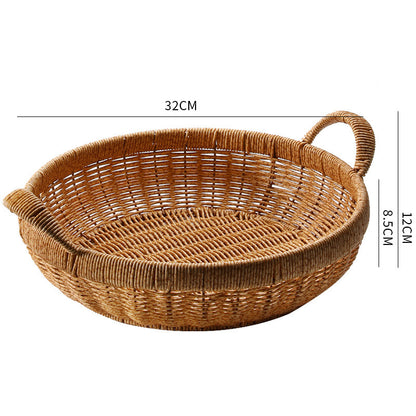 Handgefertigter Rattan Aufbewahrungskorb Brehn