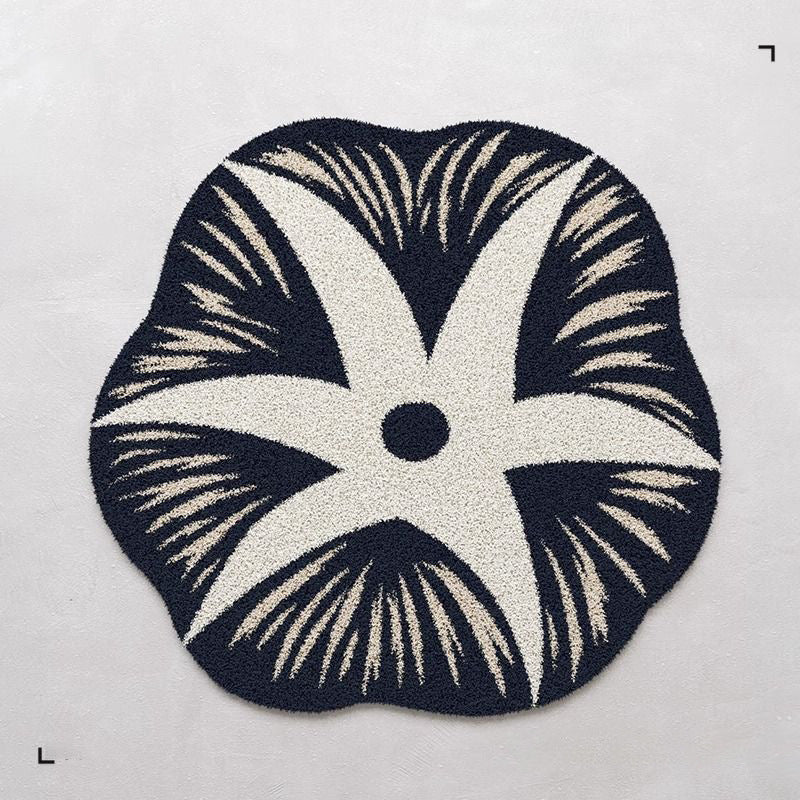 Blumenförmiger Teppich 1789754099