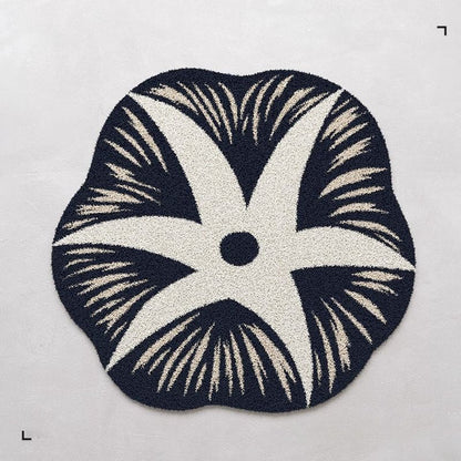 Blumenförmiger Teppich 1789754099