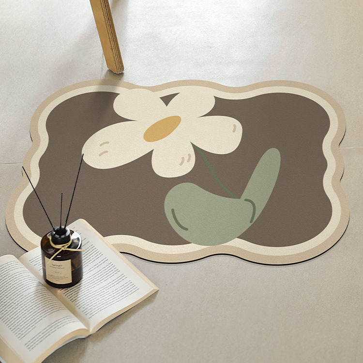 Florale dekorative Teppichmatte für die Wohnkultur