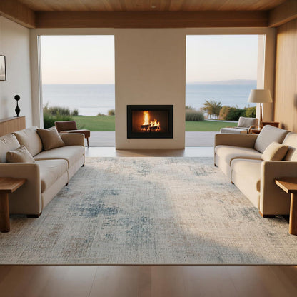 Modern Vintage-inspirierter Teppich